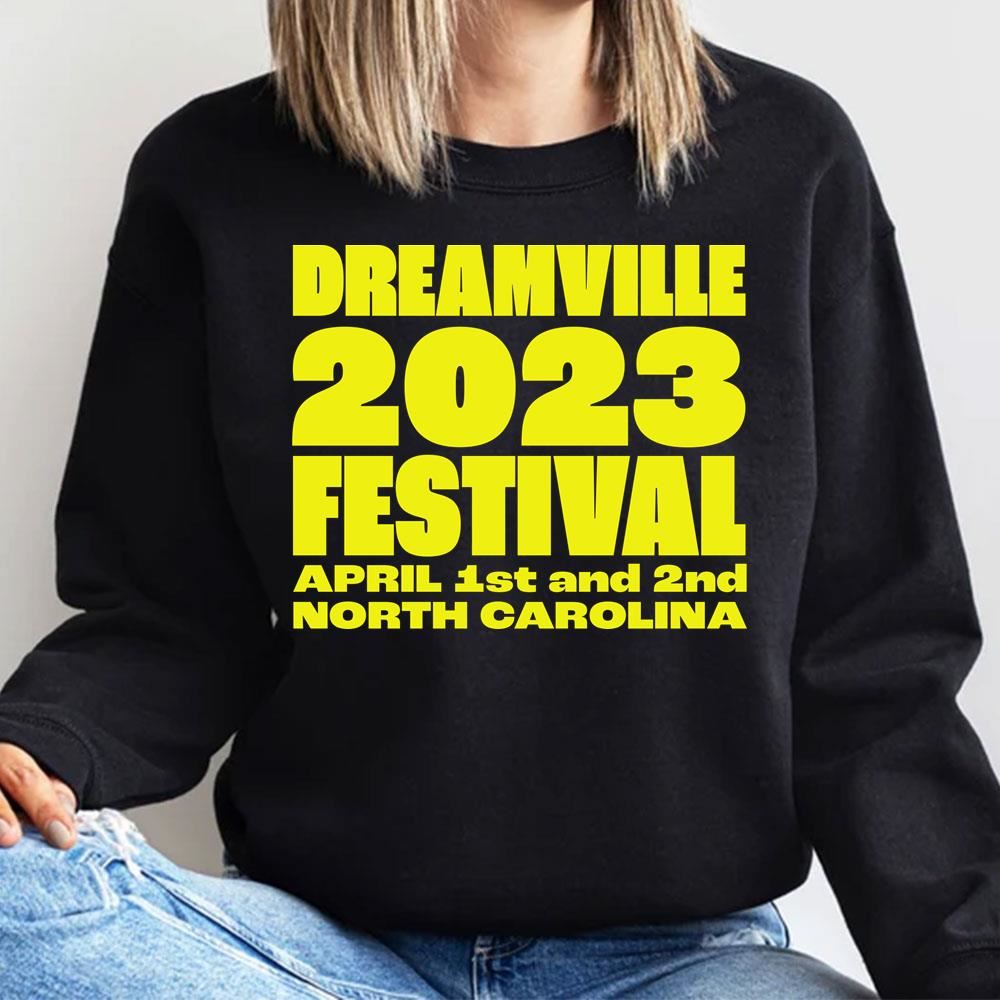 Yellow Dreamville Festival 2023 Limited Edition Tshirts